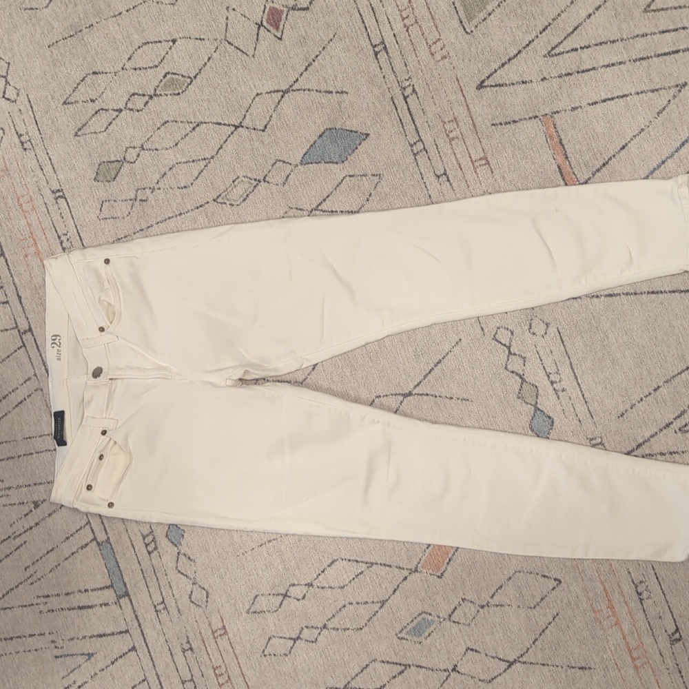 White JCrew Toothpick skinny jeans, EUC
